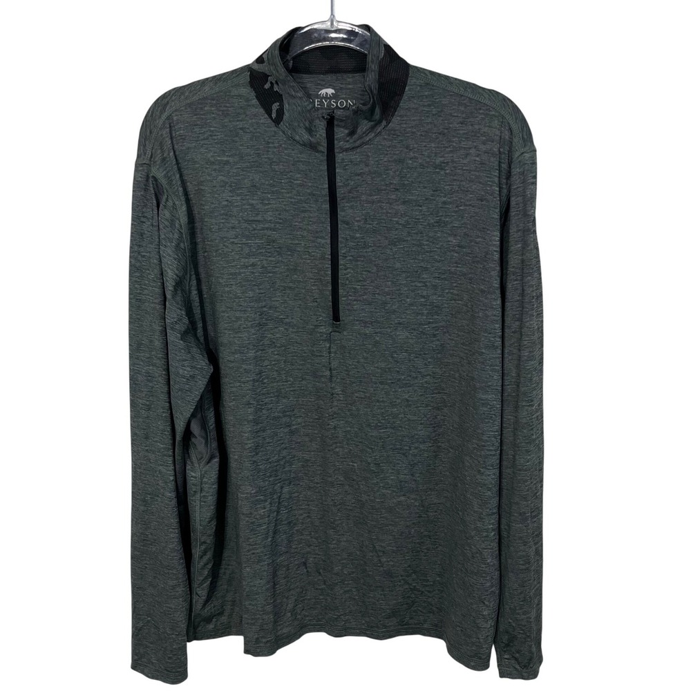 Greyson BRR Quarter Zip Pull Over‎ Long Sleeve performance Shirt Size XL